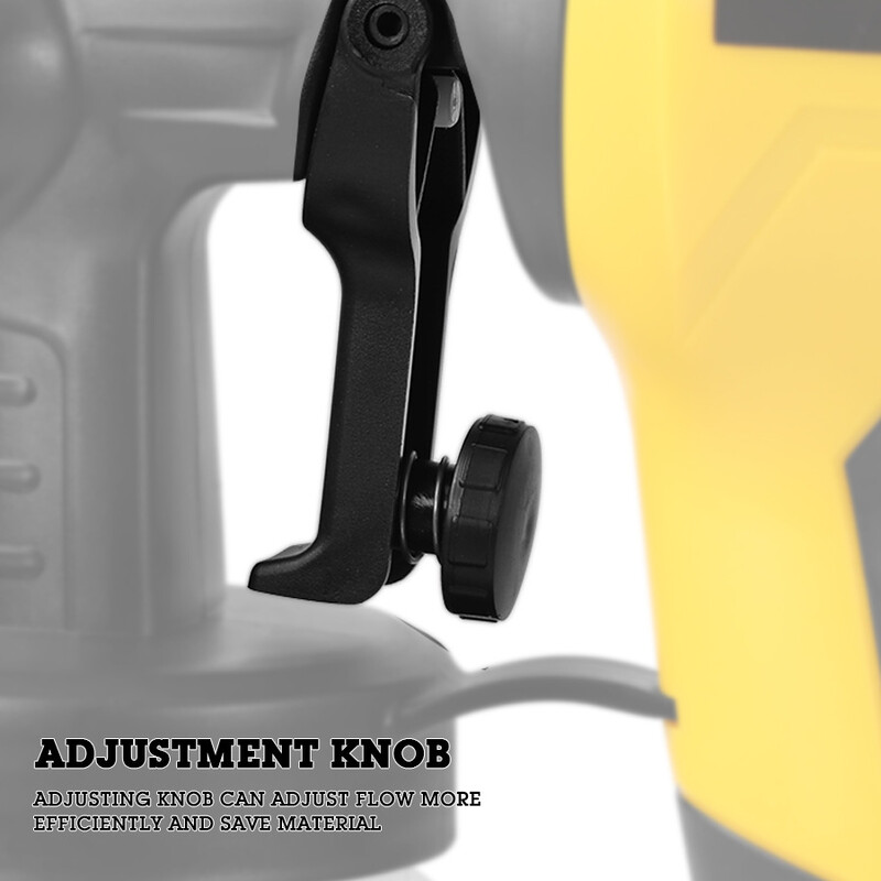 500 W elektriline pihustuspüstol 220 V kõrgsurvehari suure pihustusvärviga pihustusvärvi CakeTool 800 ml suure mahutavusega