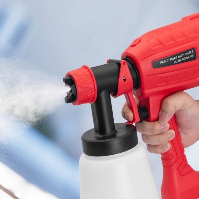 Pistol electric de pulverizare de 1000ML 700W Pulverizator de vopsea de uz casnic Controlul fluxului Pulverizare ușoară Duză reglabilă Pistol electric de pulverizare de vopsea