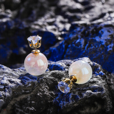 Cercei lungi de perle de simulare 2022, cercei cu pandantiv de nuntă, cu flori pentru femei, cu strasuri, bijuterii coreene, cercei