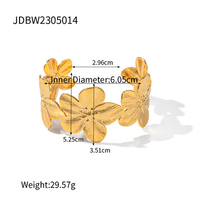 Uworld cercei cu flori de epocă, hipoalergenici, eleganti, din oțel inoxidabil placat cu aur de 18k, pentru petreceri de femei сережки женск