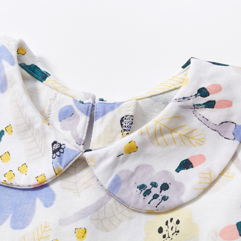 Little Maven 2024 Rochie de vară Haine pentru fetițe Desene animate Broderie Flori Rochii Îmbrăcăminte pentru copii Rochii Bumbac