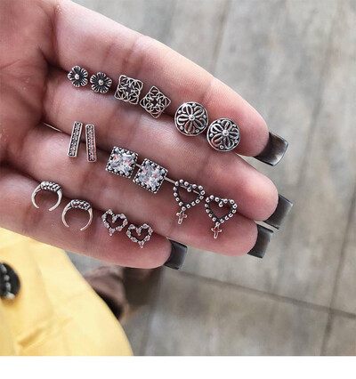 Set de cercei cu stele de mare din scoici din Boemia, pentru femei, vară, plajă, perle, cercei geometrici, bijuterii de modă pentru fete