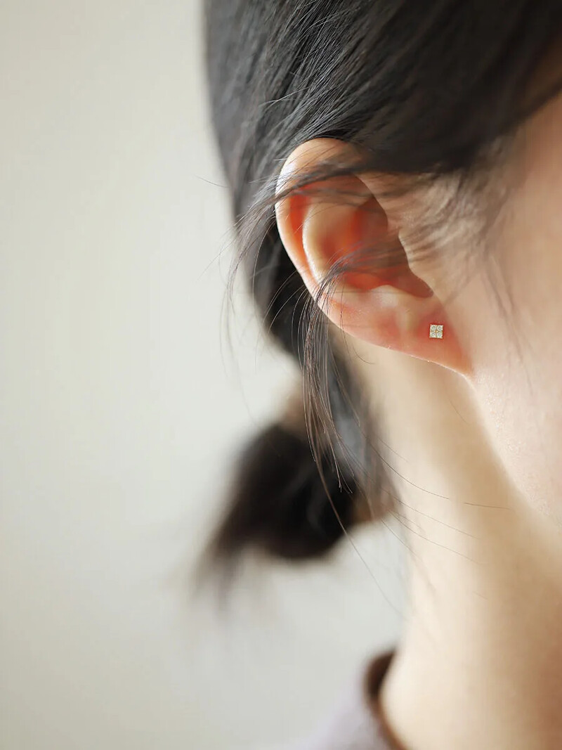 925 hõbenõela läikivad tsirkoonist kõrvarõngad naiste stiil armsad armsad ehete aksessuaarid lihtsad moeehte aksessuaarid