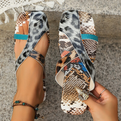 2024. aasta uued suvised naiste sandaalid, lamedad vabaaja sussid Moodsad rannasandaalid Boheemlased slaidid Disainersandaalid Sandalias De Mujer
