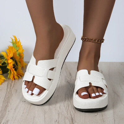 Naiste 2024. aasta suvised disainisussid Sädelevad välisjalatsid Naiste rannasussid platvormsussid Naistele Zapatos De Mujer