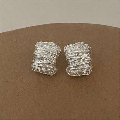 XIALUOKE geomeetrilised metallist ebakorrapärase teraga kõrvarõngad naistele punk stiilis isikupära kõrvarõngad reisipeo ehted, kingitus