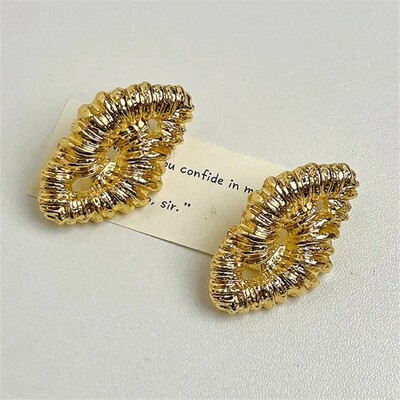 XIALUOKE geomeetrilised metallist ebakorrapärase teraga kõrvarõngad naistele punk stiilis isikupära kõrvarõngad reisipeo ehted, kingitus