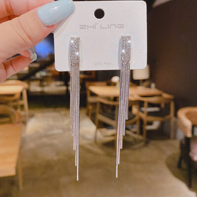 Prantsuse hele luksuslik roosa tulbi lillega pärlitega kõrvarõngad naistele korea tsirkoonist peen kõrvarõngapeo jõuluehte kingitus