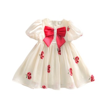 Sweet Princess Bow Dress για κορίτσια πουκάμισο 3-8 ετών Παιδικά ρούχα