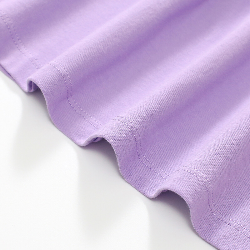 Little Manven Vasarinė Suknelė Mažiems Kūdikiams Drabužiai Mergaitėms Medvilnė Violetinė Siuvinėjimas Gėlės Berankovė Suknelė Vaikiški Drabužiai