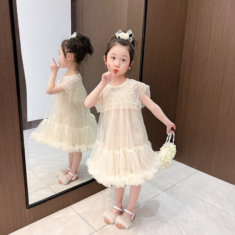 Haljine za djevojčice s perlama Modne haljine za djevojčice za bajram 2024. Haljina za djevojčice Princeza Elegantni kostim Ljetne haljine Rasprodaja na promociji
