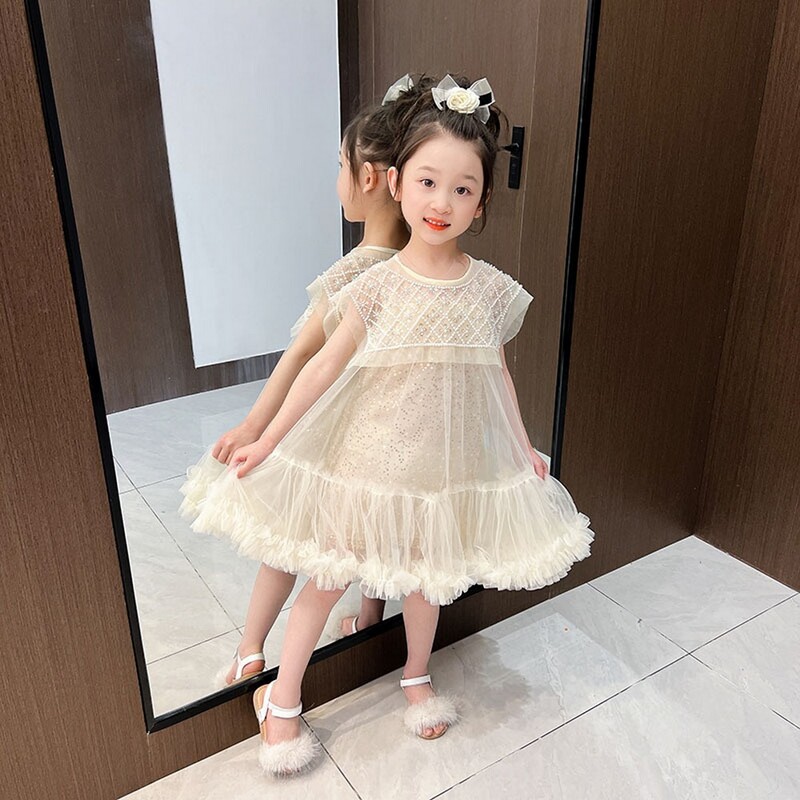 Haljine za djevojčice s perlama Modne haljine za djevojčice za bajram 2024. Haljina za djevojčice Princeza Elegantni kostim Ljetne haljine Rasprodaja na promociji