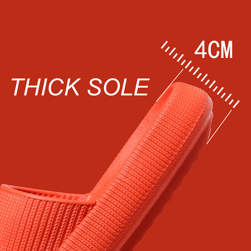 Lucyever Meeste Naiste Paks Platvorm Kodusussid Mood Libisemiskindlad EVA Vannitoa liugused Naiste Sandaalid 2022 Suvised pehmed plätud