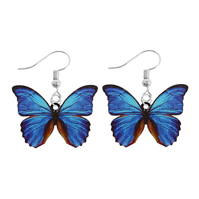 Kõrvarõngas naistele Akrüül naljakas kohandatud armsatele tüdrukutele kingitus kõrvatropid lastele loom jänes papagoi lind konn liblikas