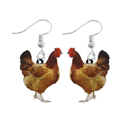 Kõrvarõngas naistele Akrüül naljakas kohandatud armsatele tüdrukutele kingitus kõrvatropid lastele loom jänes papagoi lind konn liblikas