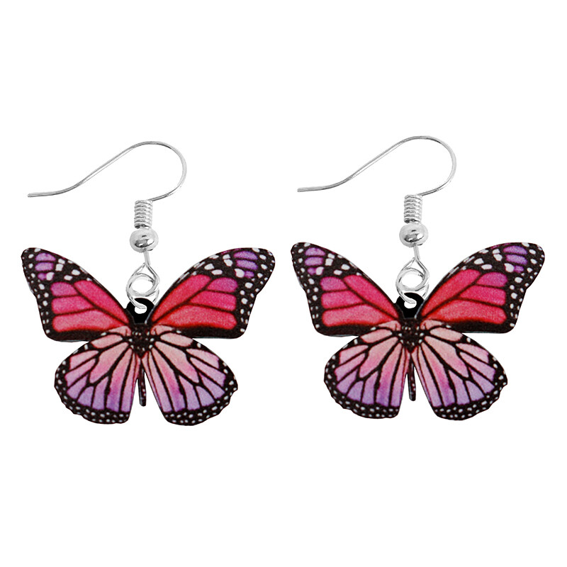 Kõrvarõngas naistele Akrüül naljakas kohandatud armsatele tüdrukutele kingitus kõrvatropid lastele loom jänes papagoi lind konn liblikas