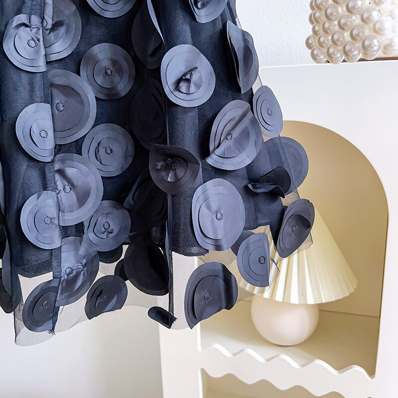 Fete New Summer Dress Summer Black Dress La modă și la modă Rochie drăguță dulce și cool