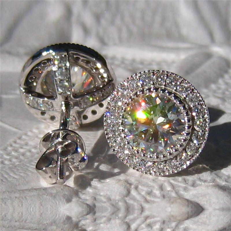 Huitan õrnad väikesed ümmargused kõrvarõngad naistele läikiva kuupmeetri tsirkooniumoksiidiga Lihtsad mitmekülgsed aksessuaarid teismelistele Moeehted