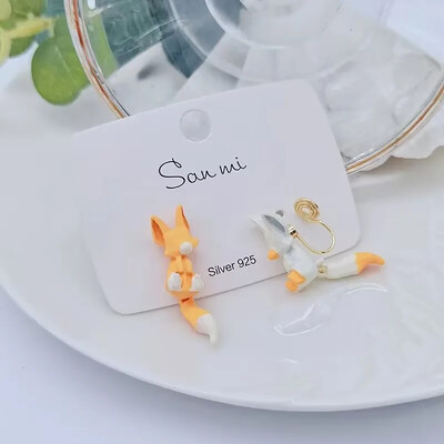 Cercei gotici cu broască verde pentru femei, fete, modă, piercing de epocă, urechi, estetică, accesorii de bijuterii Y2k, comerț cu ridicata