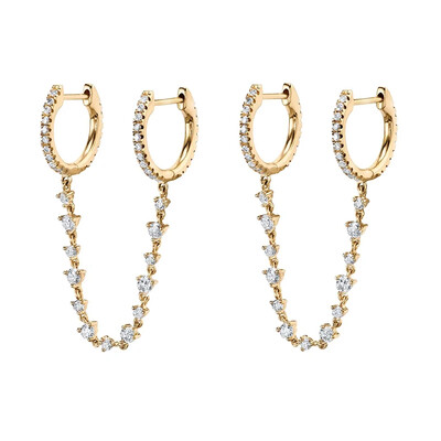 Γυναικεία σκουλαρίκια CRMYA Χρυσό χρώμα Γυναικεία Vintage Χρώμα CZ Zircon Piercing Γυναικεία σκουλαρίκια 2022 Trend Κοσμήματα Χονδρική
