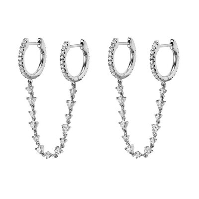 Γυναικεία σκουλαρίκια CRMYA Χρυσό χρώμα Γυναικεία Vintage Χρώμα CZ Zircon Piercing Γυναικεία σκουλαρίκια 2022 Trend Κοσμήματα Χονδρική