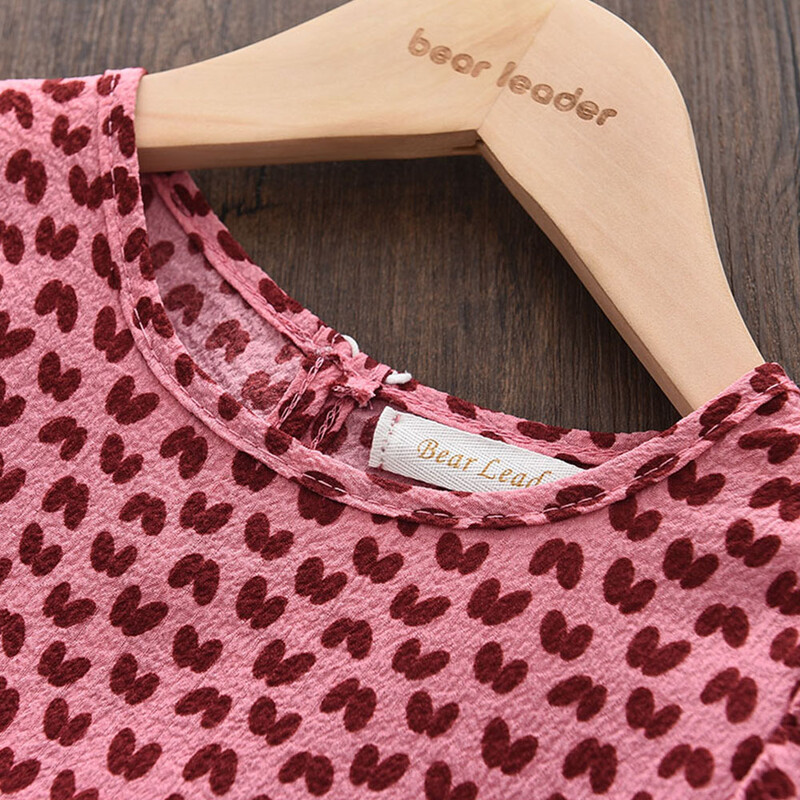 Bear Leader Leopard Print Copii Fete Rochie Casual Vara Rochii Florale Copii Noua Petrecere Printesa Rochie de soare Rochie de bal Rochii