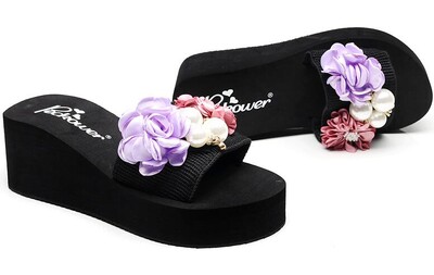 Plus mărime 35-41 papuci de tip camelie lucrați manual femei 3cm/6cm pantofi sandalia feminină cu vârf deschis papuci cu platformă muli pantofi femei