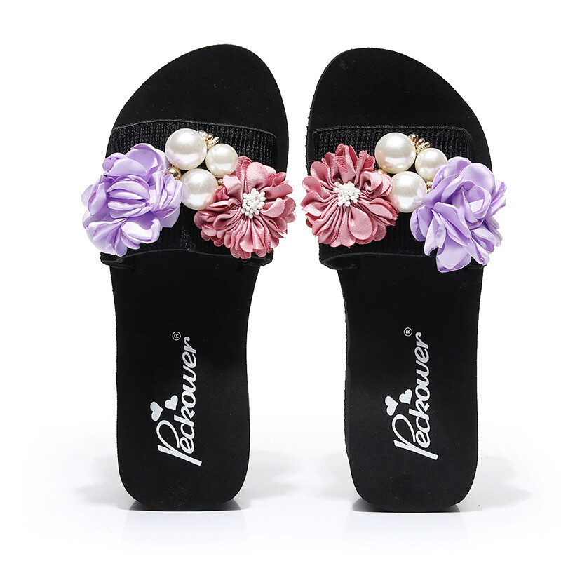 Plus mărime 35-41 papuci de tip camelie lucrați manual femei 3cm/6cm pantofi sandalia feminină cu vârf deschis papuci cu platformă muli pantofi femei