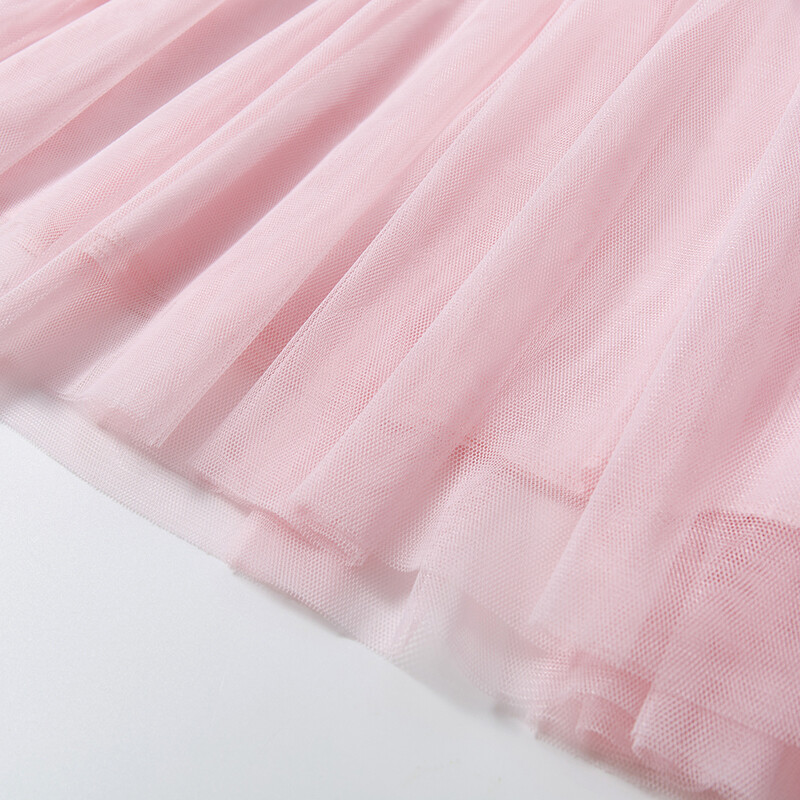 Little Maven 2024 de vară pentru fetițe din bumbac îmbrăcăminte pentru copii pentru copii haine pentru fete rochie din plasă pentru dansator de balet din desene animate