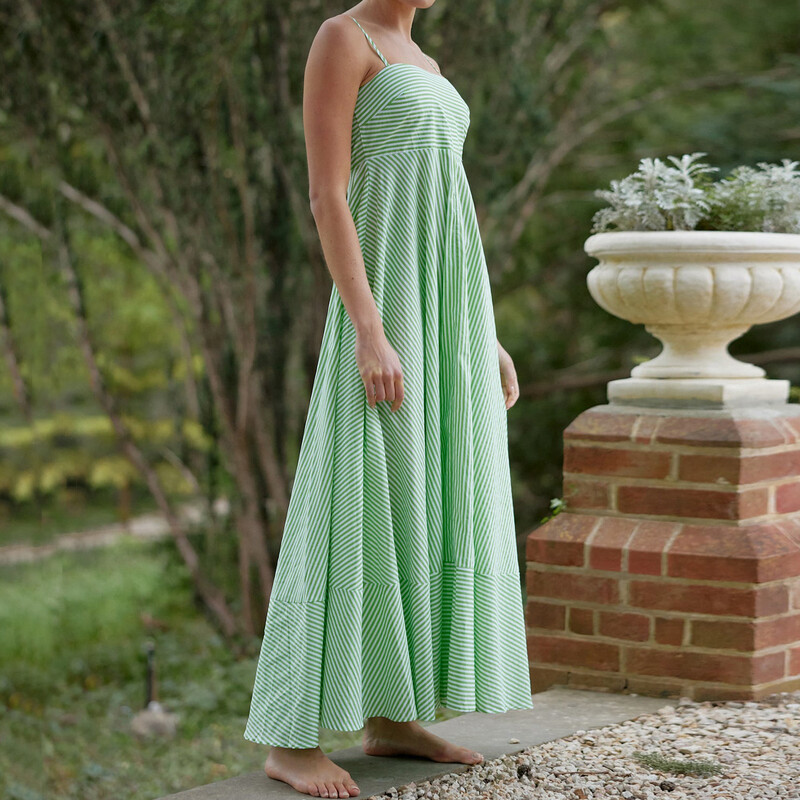 Naiste triibuline maksikleit, seljata Cami pikk kleit, spagetirihmaga, väljalõikega lendlev kleit, volangidega puhkusekleit