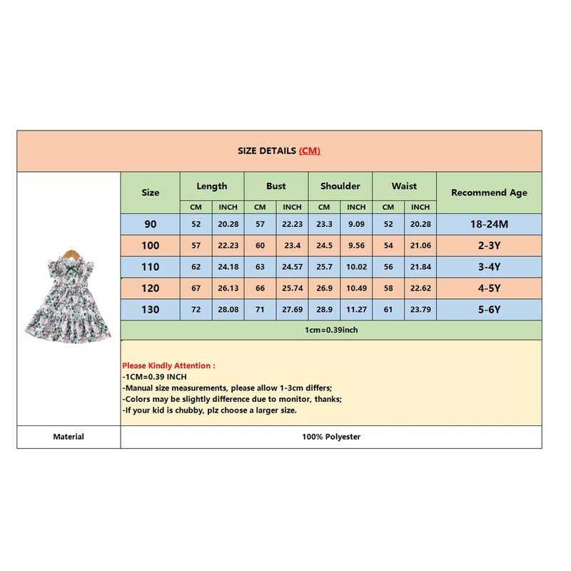 1–6-aastastele lastele mõeldud tüdrukute suvine lilleline kleit Beebitüdrukutele Moodsad varrukateta kleidid vibuga väikelapse tüdrukute vabaajakleit