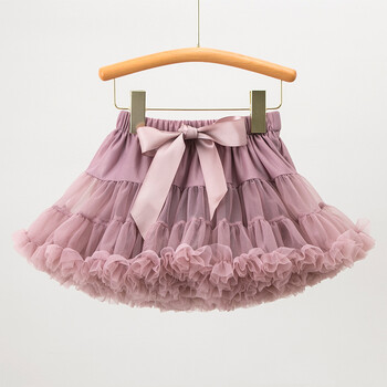 Детска пола Бебешки момичета Tutu Skirt Fluffy Children Балет Kids Pettiskirt Baby Girls Polies Princess Tulle Party Dance Polls