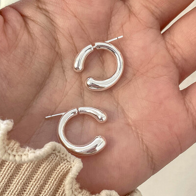 XIYANIKE Cercei cu cataramă ureche pătrată geometrică unică pentru femei, fete, modă coreeană, bijuterii noi, cadou pentru prieteni, petrecere серьги женские