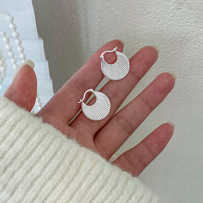 XIYANIKE Cercei cu cataramă ureche pătrată geometrică unică pentru femei, fete, modă coreeană, bijuterii noi, cadou pentru prieteni, petrecere серьги женские