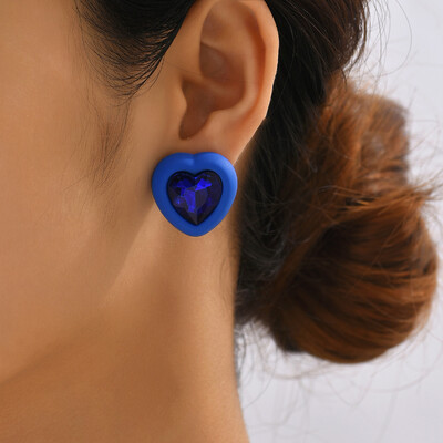 Kalnų krištoliniai auskarai moterims Nauji kvadratiniai auskarai pendientes 2023 m. tendencijų geometriniai biuro vakarėlio dovanos madingi papuošalai