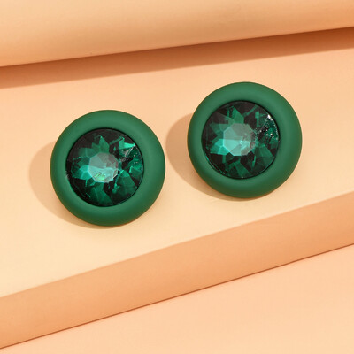 Kalnų krištoliniai auskarai moterims Nauji kvadratiniai auskarai pendientes 2023 m. tendencijų geometriniai biuro vakarėlio dovanos madingi papuošalai