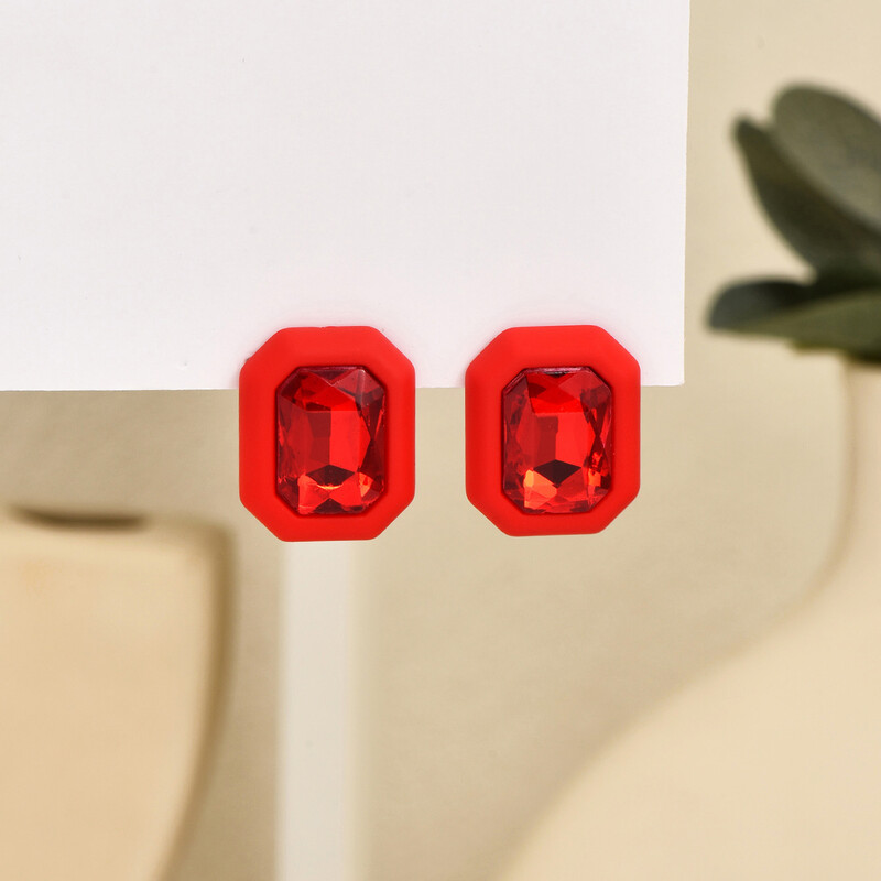 Kalnų krištoliniai auskarai moterims Nauji kvadratiniai auskarai pendientes 2023 m. tendencijų geometriniai biuro vakarėlio dovanos madingi papuošalai