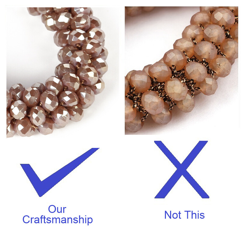 INKDEW Cercei mari cu picătură de culori mixte, mărgele colorate, Cercei de cristal, lucrați manual, pentru femei, cadou, bijuterii cu picături de apă EA004