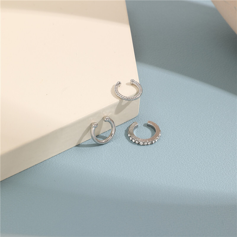 KOTIK 2024 moodsad kõrvamansetid ilma augustamata kõrvaklambrita kõrvarõngad, mitteläbivad võltskõhrkõrvarõngad naistele ehted kingitused