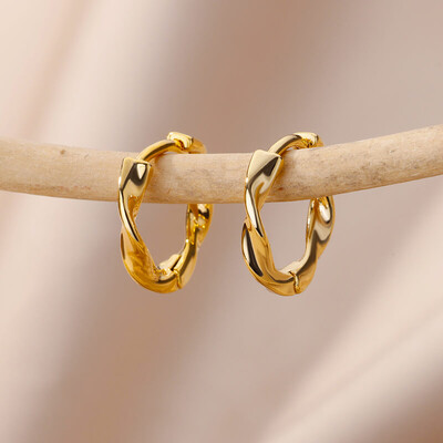 Cercei cu cerc din oțel inoxidabil pentru femei, de culoare aurie, cercei cu perle de modă, piercing, 2023, tendințe noi, bijuterii de lux aretes mujer