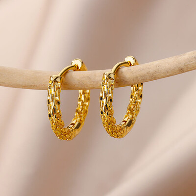 Cercei cu cerc din oțel inoxidabil pentru femei, de culoare aurie, cercei cu perle de modă, piercing, 2023, tendințe noi, bijuterii de lux aretes mujer