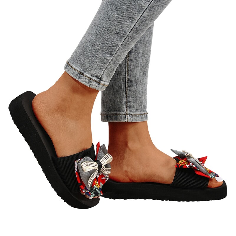 Suvised naiste sussid Naistele avatud varbaga sussid Lilled Naiste Flip Flop kontsad Sandaalid kaare toega S Meeste sandaalid