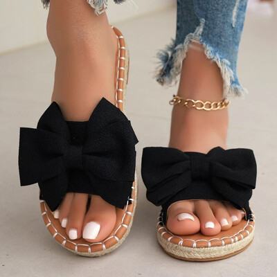 2024. aasta kuum sooduspakkumine Naiste kingad, lahtise ninaga naiste sussid, suvised kikilipsud, soliidne tald vabas õhus, lamedad, suured sussid