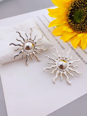 Γυναικεία σκουλαρίκια Vintage Oversized Sun Fashion Dangle Earrings