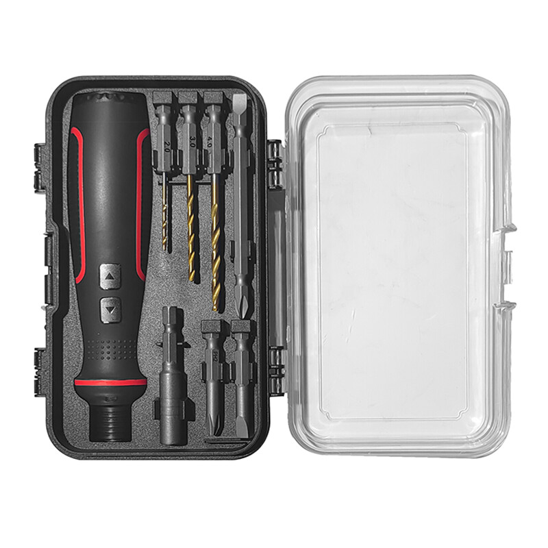 Maizhe Șurubelniță electrică reîncărcabilă prin USB 3,6 V cu lumină LED Mini scule electrice fără fir multifuncționale pentru bricolaj