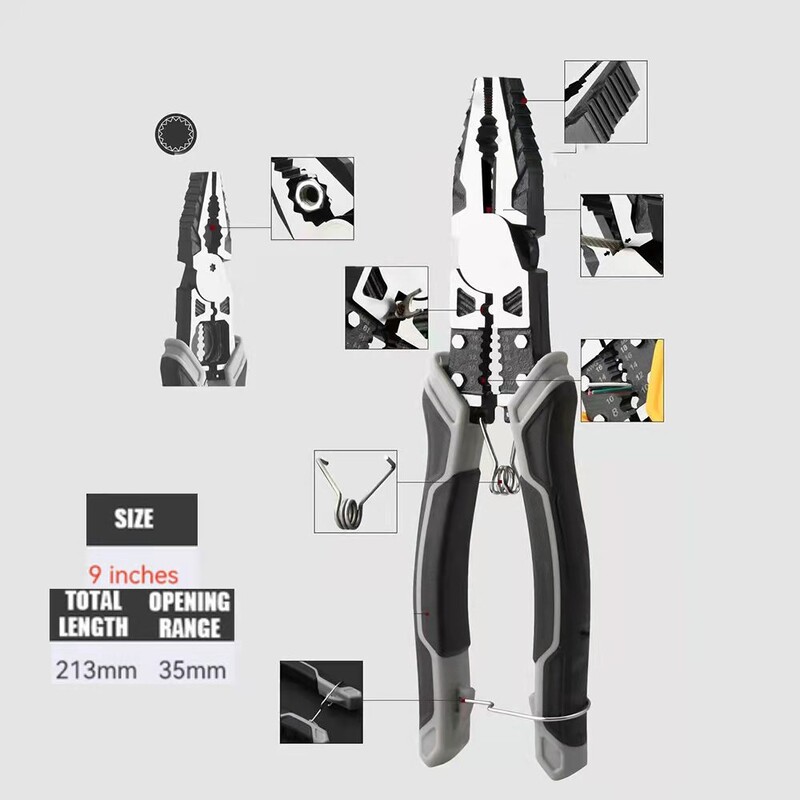 Universaalsed multifunktsionaalsed diagonaaltangid Nõel Tangid Riistvara Tööriistad Universaalsed traadilõikurid Elektriku Traaditangid