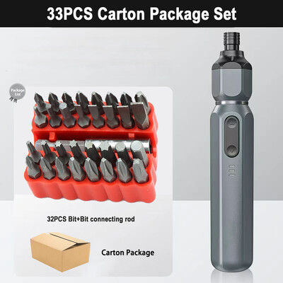 Mini șurubelniță electrică fără fir manuală/baterie cu litiu reîncărcabilă automată de uz casnic burghiu electric mic Instrument de șurubelniță