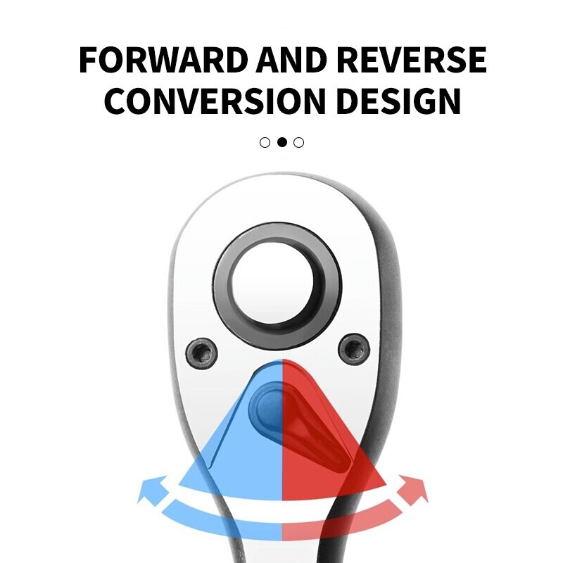 1/4 3/8-tolline põrk-mutrivõti 24-hambalise ajamiga põrk-mutrivõtme tööriist Mitmeotstarbeline DIY käsitööriista põrkkäepidemega mutrivõti