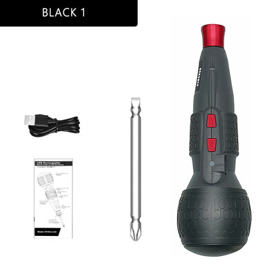 DONUMEH Șurubelniță electrică Mini mașină de găurit fără fir 3.6V Baterie cu litiu Manuală și Lumină LED de încărcare USB electrică pentru ACASA DIY