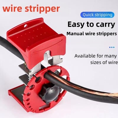 Universal Handheld Quick Stripper Electric Wire Stripper Machine Wire Cable cutter stripping machine pinsers with Blade